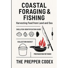 (英文圖書)Coastal Foraging & Fishing: A Practical Family Guide to Harvesting Cooking and... 平裝版, Independently Published, 英文