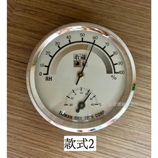收藏家 YF60 指針式溫濕度計 7.5公分 室內環境監測器 樣式2, 1個