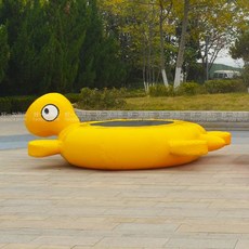 어린이 야외 물놀이 워터 파크 장비 풍선 트램폴린 대형 바다 공 시소 장난감, 2.5m 거북이 트램폴린