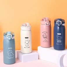 DS202689 해피프렌즈보온병, 핑크