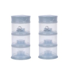 모아케어 분유케이스 3단 2개, 모던그레이