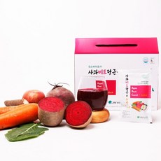 (나모팜) 해남 ABC주스 사과 비트 당근 우엉 생과즙 100% NFC저온착즙 100ml x 30포