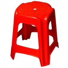 국산 신형 사각 의자 빨강 간이 보조 플라스틱 야외 행사 파라솔 편의점 학교 포장마차 포차, 상세페이지 참조, 1개