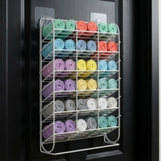 지구원 접착식 무타공 양말 속옷 수납함, 1개, 모던화이트