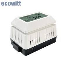 Ecowitt WH46D 공기질 센서 LCD 디스플레이 NDIR CO2 PM1.0 온도 및 7 인 1, 01 North America 915MHz, 1개
