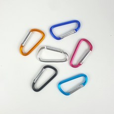 스포츠용 미니 알루미늄 카라비너 고리