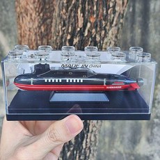 모형 항공모함 군함 피규어 미니어처 항공 모항, 1개, 합금 검정색 잠수함