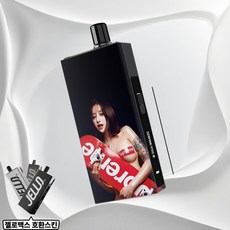 레더로그 헬베이프 젤로맥스 호환용 스킨 스티커 케이스, 1개, 009 블랙슈프