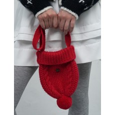 브랜드정품 제너럴아이디어 GENERALIDEA 비니 니트 백 RED WBE4L92513 361211