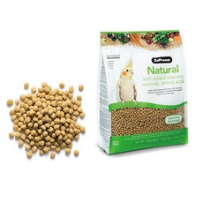 ZuPreem Natural 蔬果滋養大餐 滋養丸 中型鸚鵡飼料 1.13公斤, 1個, 蔬果滋養大餐-中型鸚鵡 / 1.1kg, 1.1kg