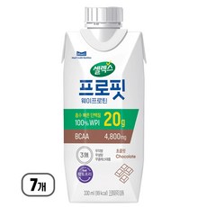 셀렉스 프로핏 초콜릿, 330ml, 7개