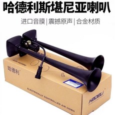 전자혼 트럭 에어 소리 나팔 24V 엑시언트 12v 경음기 크락션, A. Hadley 에어 혼 24V, A. 듀얼 스피커