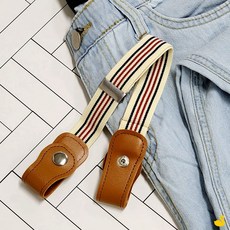 GOS 키즈벨트 어린이바지벨트 스트라이프 캐주얼벨트