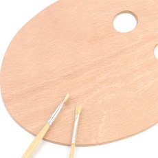 하노빅 미술 파레트 수채화용품 미술용품 아동미술재료, 원형 - 소