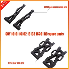 호환 SCY 16101 16102 16103 16201 RC 교체용 6015 6017 6025 스티어링 기어 스윙 암 스티어링 어셈블리 스, 03 6016-6017