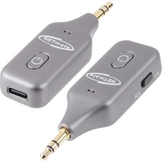 블루투스 리시버 송수신기 C타입 무선 페어링 오디오동글이 AUX 3.5mm 런닝머신 잭 스피커 차량용 TV자동차, 1개