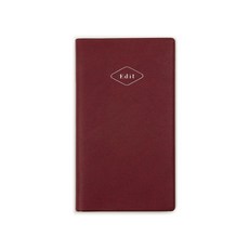 페이퍼리안 2026 에디트 위클리 플래너 S 95x165 mm, 01 Wine Red [와인레드]