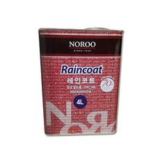 노루페인트 레인코트 유성 투명 외벽방수 외벽발수제 16L, 유성발수제 레인코트 4L, 4L, 1개