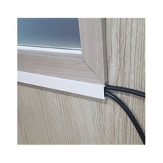 바람담 1P 사각형 전선몰딩 1M 바닥전선덮개, 소