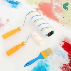 페인팅 도구 컬러마켓 3종세트 4P 블루 셀프 인테리어 도구 커머스픽301, 1