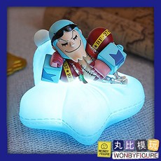 影漫 海賊王航海王甜蜜的夢夜燈系列盒玩公仔小夜燈 拆盒確認 現貨正版, 1個, H 佛朗基