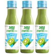 백설 저당 슈가라이트 리얼키위드레싱, 3개, 245g