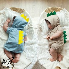 신생아 아기 티노 후디 베이비슈트 용띠맘 여름아기옷