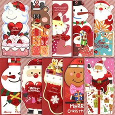 500 크리스마스카드 입체카드 20개입, 랜덤혼합