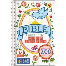 Bible Large Print Word Search Spiral, Parragon, English, 9781646380220