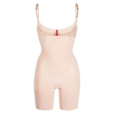 스팽스 온코어 오픈 버스트 미디 바디수트