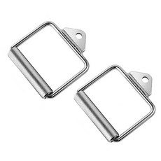 重訓滑輪機配件組 下拉桿 V型把手 划船把手 多功能龍門架飛鳥機適用 打造專業健身房, 1個, 鐵製把手拉環*2個 （超商僅能寄一件）