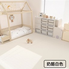 DIU 新款寶寶爬爬行墊加厚家用嬰兒童客廳臥室地墊, 1個, 3C新款拼接XPE【奶酪白】抑菌0致敏