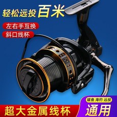 名倫狼王全金屬遠投輪海釣輪, 用壞換新 售後無憂 ,8000型號 送500米8號綫