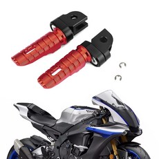 YAMAHA FZ-07 FZ-09 FJ-09 FZ-10 XSR 700 900 FZ8 專用前腳踏, Red, 1個, Red