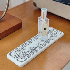 핸디홈 규조토 디자인 트레이 욕실 악세사리 소품 인테리어, C 블랙 엘레강스