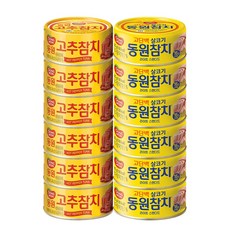 동원 살코기참치85g 6입+고추참치85g 6입, 85g, 1세트