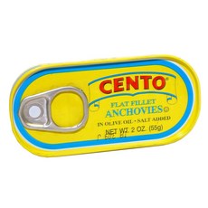 Cento 플랫 필렛 앤초비, 1개, 55g