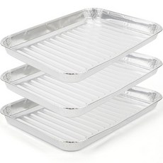 알미늄 구이판3P 은박구이판 일회용 캠핑용구이판 min+831mW