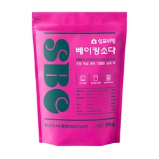 쉼표리빙 베이킹소다 2kg 과일채소용 세척제 주방세정 분말, 2000g, 1개