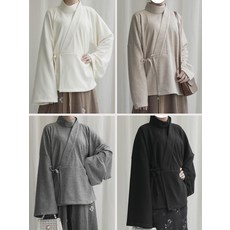 한복저고리 겨울 생활한복 털배자 누빔 속저고리