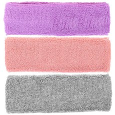 3Pcs 운동 머리띠 여성 탄성 스포츠 요가 달리기 운동을위한 경량 헤어 밴드