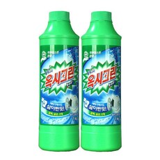 옥시크린 옥시크린 표백제 세탁세제 1kg 용기 2개 세탁보조제