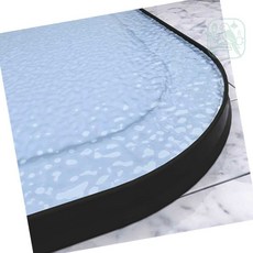 하다스 씽크대물튀김방지 실리콘물막이 높이10cm 블랙