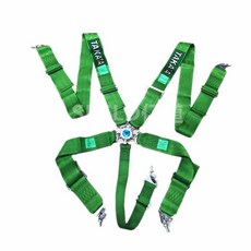 레이싱카 안전벨트 스트랩 경주 시트 벨트 레이싱 안전 하네스, TA 3인치 5점 녹색