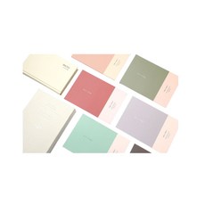 금산 독서기록함 베이직 성인독서기록장 독서기록장, 3 카키