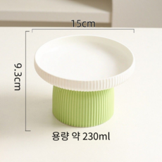 밥그릇 고양이 도자기 애완용 물 강아지, 1개, 옵션7