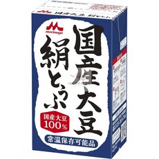 일본 모리나가 콩 실크 두부 상온 보관 250g 12팩 487427, 12개