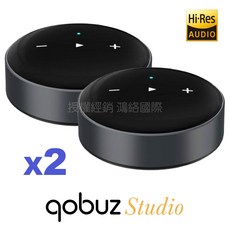 WiiM Mini Hi-Res 認證 播放器 (x4), 黑色, Mini x 2 + Qobuz 1個月