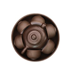 【台灣製造】傳統標準茶具組 無字 一壺一船六杯 茶具 茶壺 茶杯 泡茶壺 茶船 茶道, 1個, 傳統標準茶具組  無字 紫砂紫