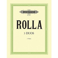 (영문도서) 3 Duos for Two Violins Paperback, Alfred Music